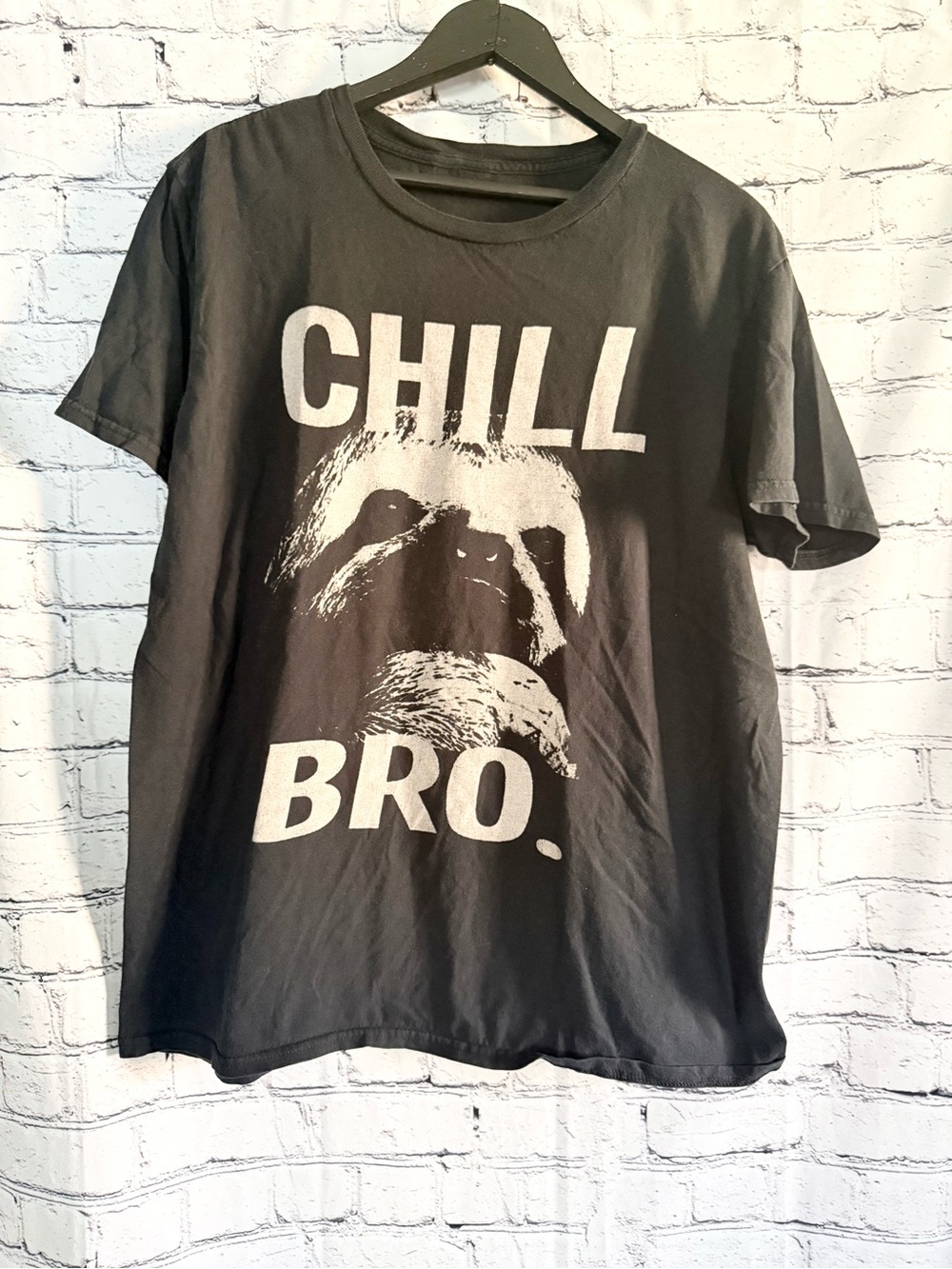 Chill Bro Graphic T-Shirt. Size L